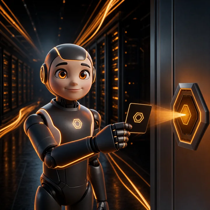 Gold guest key card