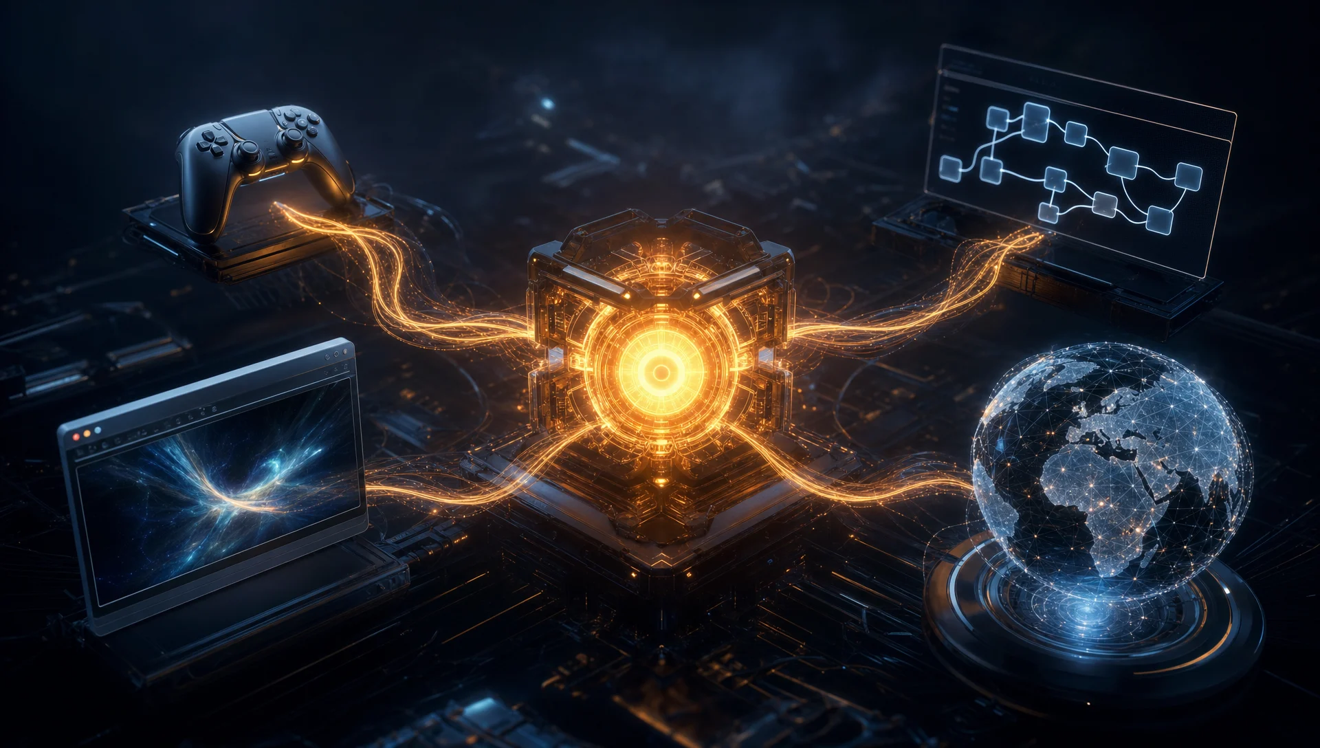 Zeta AI orchestrating game servers, web hosting, automation and the network